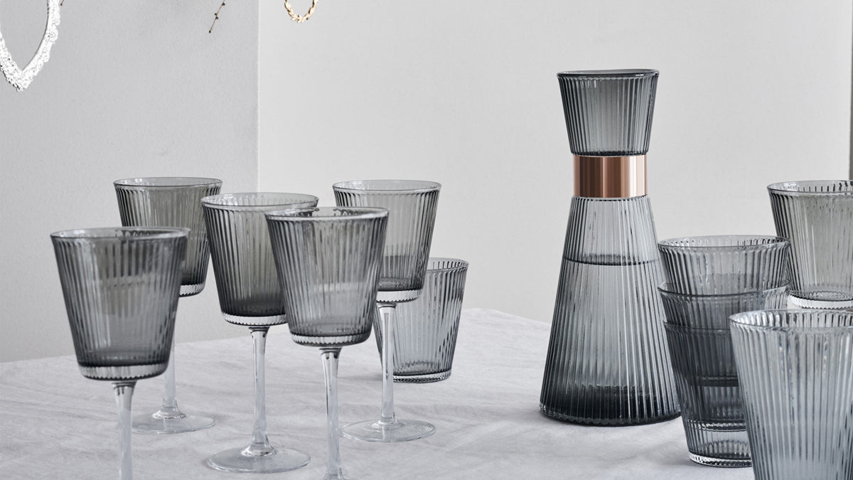 Wijnglas smoke - set van 2